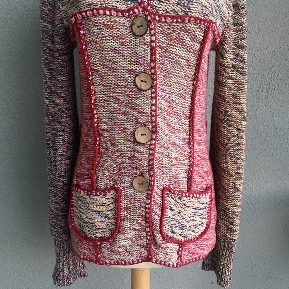 Sparrow Anthropologie Hooded Sweater Size S - Picture 4 of 6